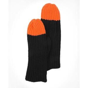 Orange and Black Mittens Gloves Cincinnati Bengals